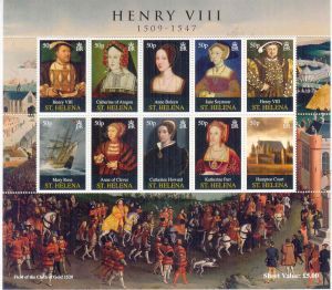  Henry VIII 10v Sheet 